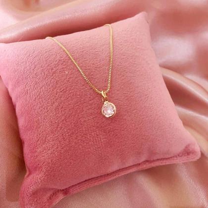 Imagem de Colar Banhado a Ouro 18K Ponto de Luz