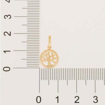 Imagem de Colar Banhado Ouro Rommanel Pingente Árvore Da Vida 42 cm 531638-541880