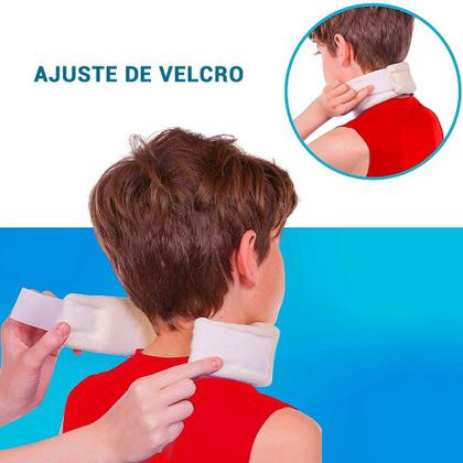 Imagem de Colar Cervical de Espuma Ortopédico Imobilizador de Pescoço Ajustável