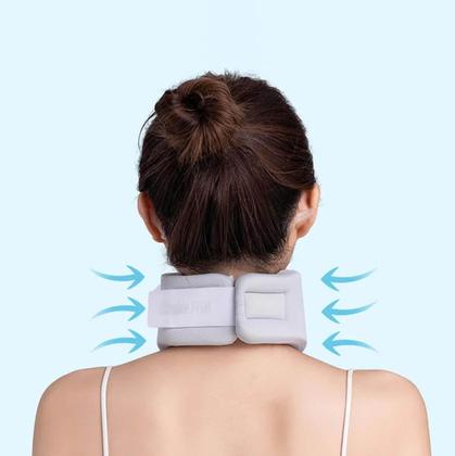 Imagem de Colar Cervical Espuma Apoio Pescoço Coluna Postura Dormir