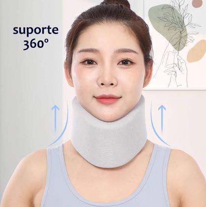 Imagem de Colar Cervical Espuma Apoio Pescoço Coluna Postura Dormir