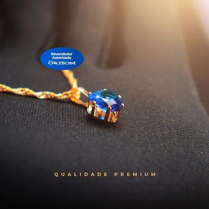 Imagem de colar choker banhado aço inox coraçao zirconia feminino moda delicado presente qualidade premium