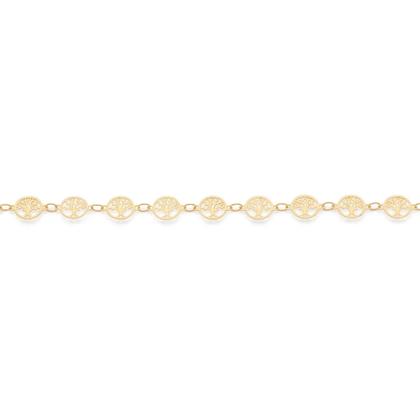 Colar Choker Rommanel Árvore Da Vida Banhada A Ouro 18k Lindo Elegante Imagem de Colar Choker Rommanel Árvore Da Vida Banhada A Ouro 18k Lindo Elegante