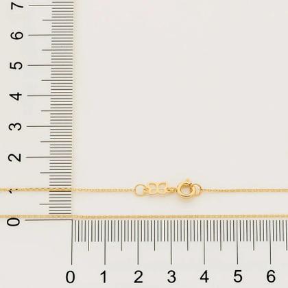 Imagem de Colar com pingente banhado ouro 18k feminino letra inicial nome cravejado zircônia rommanel 531638 542479