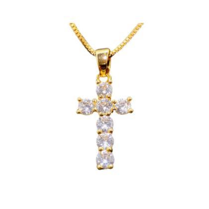 Imagem de Colar Conjunto Presente Esposa Maravilhosa Crucifixo Cx Veludo Luxo + Dedicatória