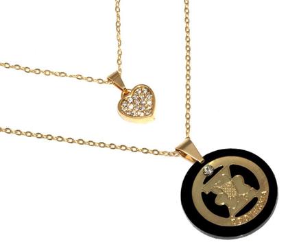 Imagem de Colar Cordão Duplo Zootecnia Folheado Ouro 18k