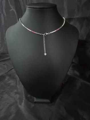 Imagem de Colar Corrente Chocker Gargantilha Riviera Color - Prata925