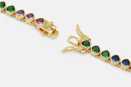 Imagem de Colar Corrente Feminino Gargantilha Choker Riviera Folheado