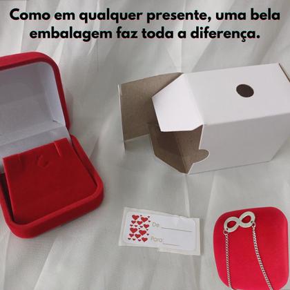 Imagem de Colar Corrente feminino pingente infinito Gargantilhas