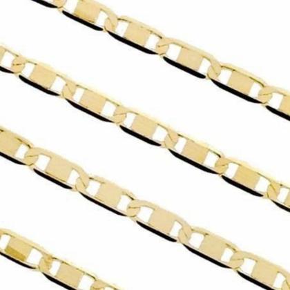 Imagem de Colar Corrente Piastrine Feminina 50cm Ouro 18k