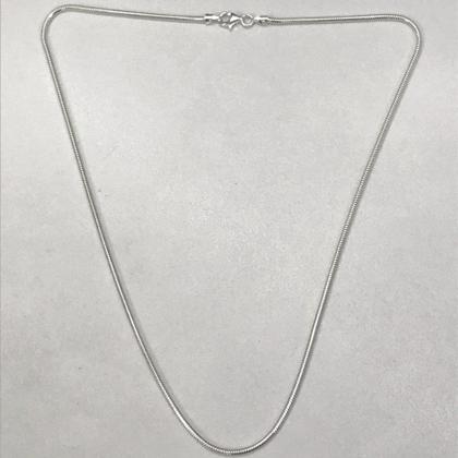 Imagem de Colar Corrente Prata Italiana Maciça 925 Rabo Rato 45 Cm