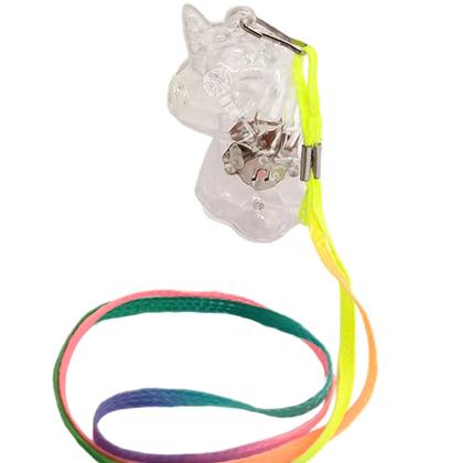 Imagem de Colar De Led Pisca Unicórnio Para Festas De Aniversários Shows XM21150UN