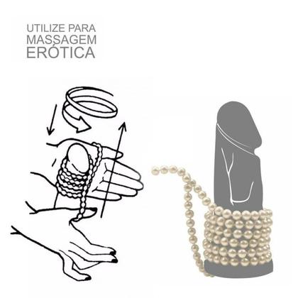 Imagem de Colar de Pérolas para Massagem e Estímulo