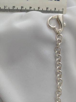 Imagem de Colar de Prata com fecho de Coração