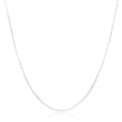 Imagem de Colar De Prata Esterlina 925 Com Corrente De 2MM, 16-30 Polegadas Para Mulheres E Homens, Joia De