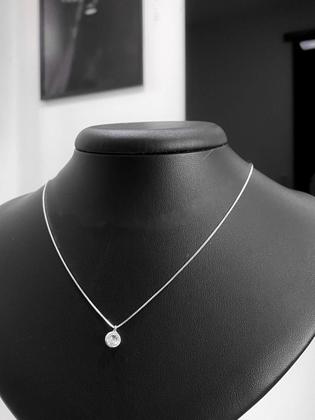 Imagem de Colar de Prata Feminino Ponto de Luz 45cm - Prata 925