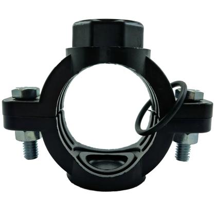 Imagem de Colar de Tomada Derivação Simples Rosca 75mm x 1/2" c/ Anel de Vedação