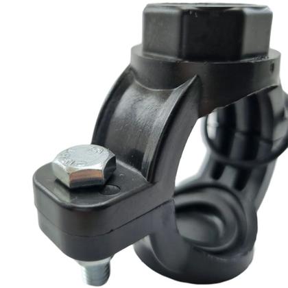 Imagem de Colar de Tomada Derivação Simples Rosca 75mm x 1/2" c/ Anel de Vedação