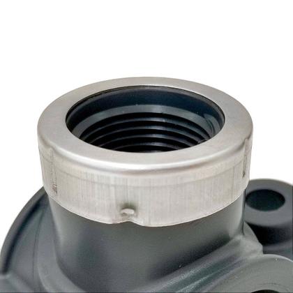 Imagem de Colar de Tomada PP Reforçado Inox para Tubulação NPT 1" X 3/4" - Aqua Plastic