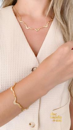 Imagem de Colar Delicado Inspiração com Detalhes em Zircônias + Brinde