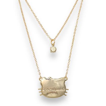 Imagem de Colar Duplo Hello Kitty HK0308
