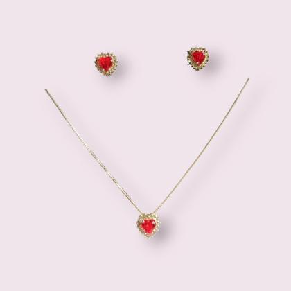 Imagem de Colar E Brinco Em Prata 925 Legitima Pura