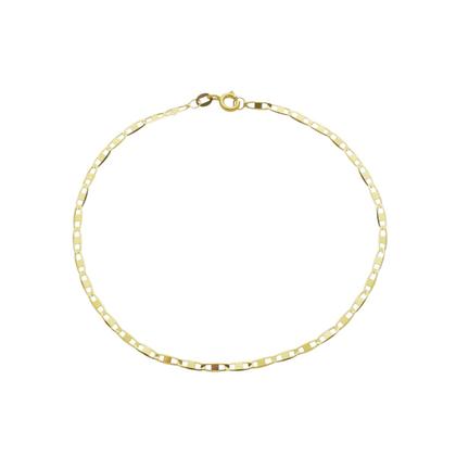 Imagem de Colar Feminino 45cm Ouro 18k Conjunto Pulseira Piastrine 2mm