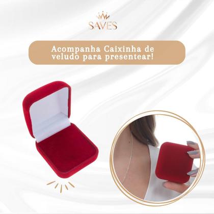 Imagem de Colar Feminino Pingente Gesto Coração Coreano Dorama Saranghae em Prata 925 + Caixinha De Presente