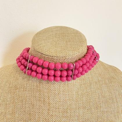 Imagem de Colar Gargantilha Bolinhas Coloridas com Cristal