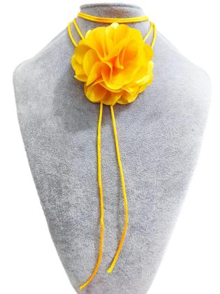 Imagem de Colar Gargantilha Choker Flor Feminino Tendência