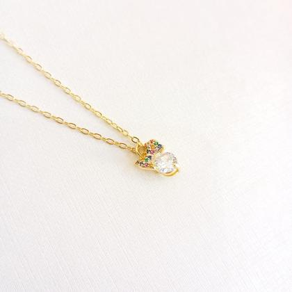 Imagem de Colar Infantil Laço e Zircônia