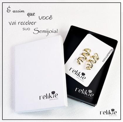 Imagem de Colar Mara Riviera Cristal Quadrada Fina banhada em ouro 18k