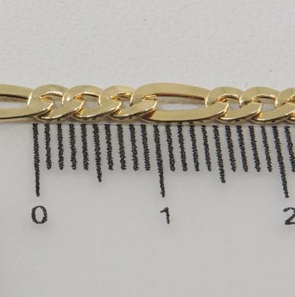 Imagem de Colar Masculino Cordão 3x1 4 70 Cm Legítimo Ouro 18k