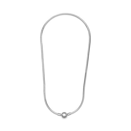 Colar PANDORA Iconic Snake Chain 590742HV em prata esterlina
