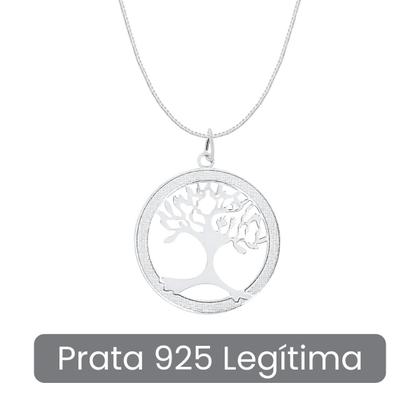 Imagem de Colar Prata 925 árvore da vida pequena Gargantilha legítima