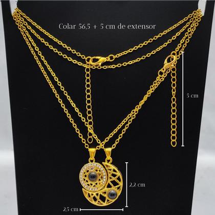 Imagem de Colar Presente Aniversário Filha Conjunto Retângulo Vermelho + Brincos + Pingente + Anel + Caixinha Dedicatória