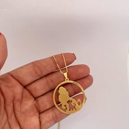 Imagem de Colar Rei Leão Design Moderno - Semijoias