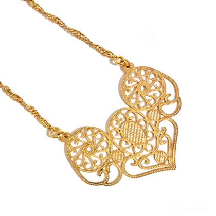 Imagem de Colar Unique Renda - Semijoia Banhada a Ouro 18k