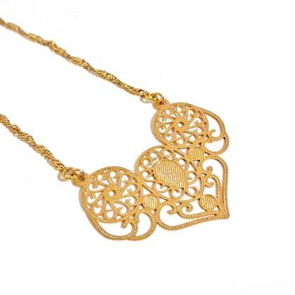 Imagem de Colar Unique Renda - Semijoia Banhada a Ouro 18k