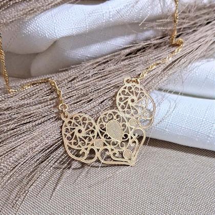 Imagem de Colar Unique Renda - Semijoia Banhada a Ouro 18k