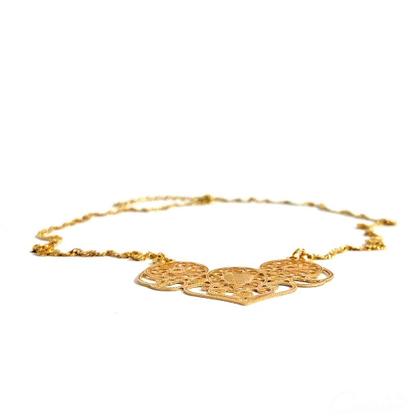 Imagem de Colar Unique Renda - Semijoia Banhada a Ouro 18k