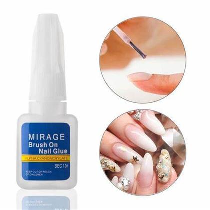 Imagem de colas para unha Mirage Brush On Nail Glue