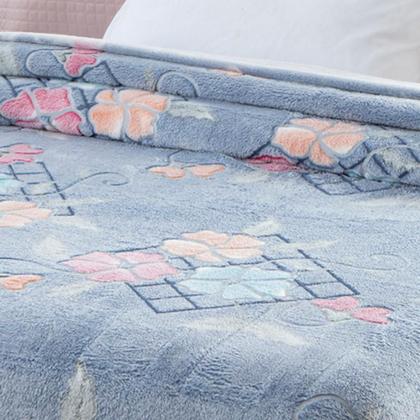 Imagem de Colcha Aveludada Casal Aconchego Piacere Jolitex 2,20 x2,40m