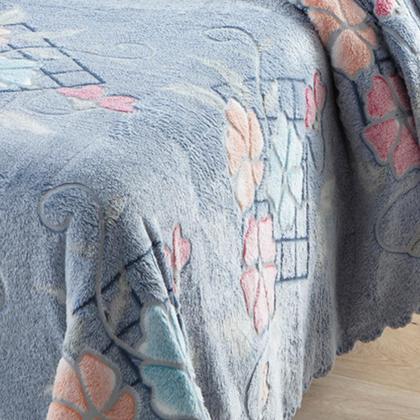Imagem de Colcha Aveludada Casal Aconchego Piacere Jolitex 2,20 x2,40m