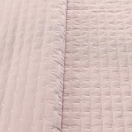 Imagem de Colcha casal 3pç bordado mantelado algodão 200 fios