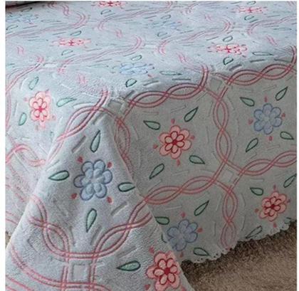 Imagem de Colcha casal aveludada aconchego 2,20 m x 2,40 m SOLITUDINE JOLITEX anti- alérgico.