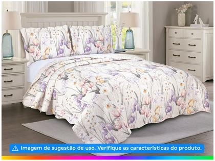 Imagem de Colcha Casal Evolution Patchwork Mandi