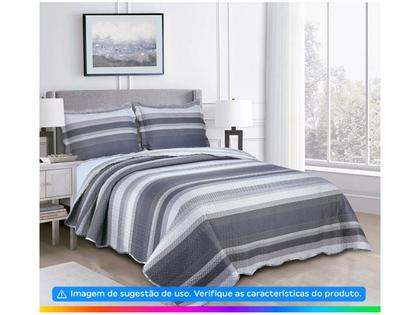 Imagem de Colcha Casal Evolution Patchwork Marfo