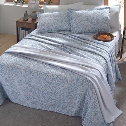 Imagem de Colcha Casal Piquet Dohler 03 Peças Estampada 2,20x2,50m