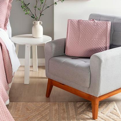 Imagem de COLCHA CHESS SOLTEIRO 2 PEÇAS Micropercal 200 FIOS ACOMPANHA BAG